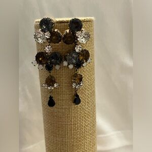 Crystal dangle earrings